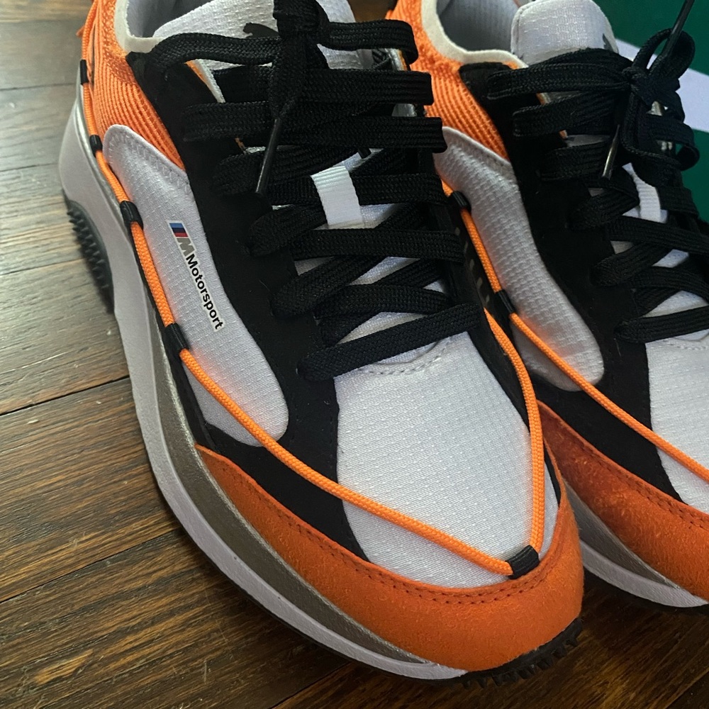 Orange White Black Puma X BMW Motorsport Cruise Rider Women’s Sneaker